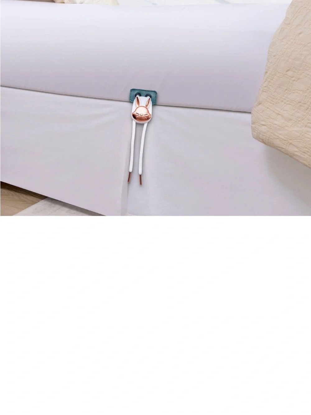 As Seen On TV Bed Bunny King Sheet Set - Cottontail White 3 Piece Set